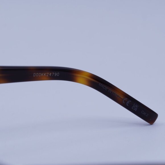 Saint Laurent SL M131/F 003 Sunglasses Havana Square Frame, Green Lenses - Picture 8 of 11